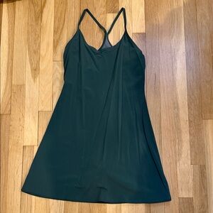 Outdoor Voices Dark Green Mini Dress